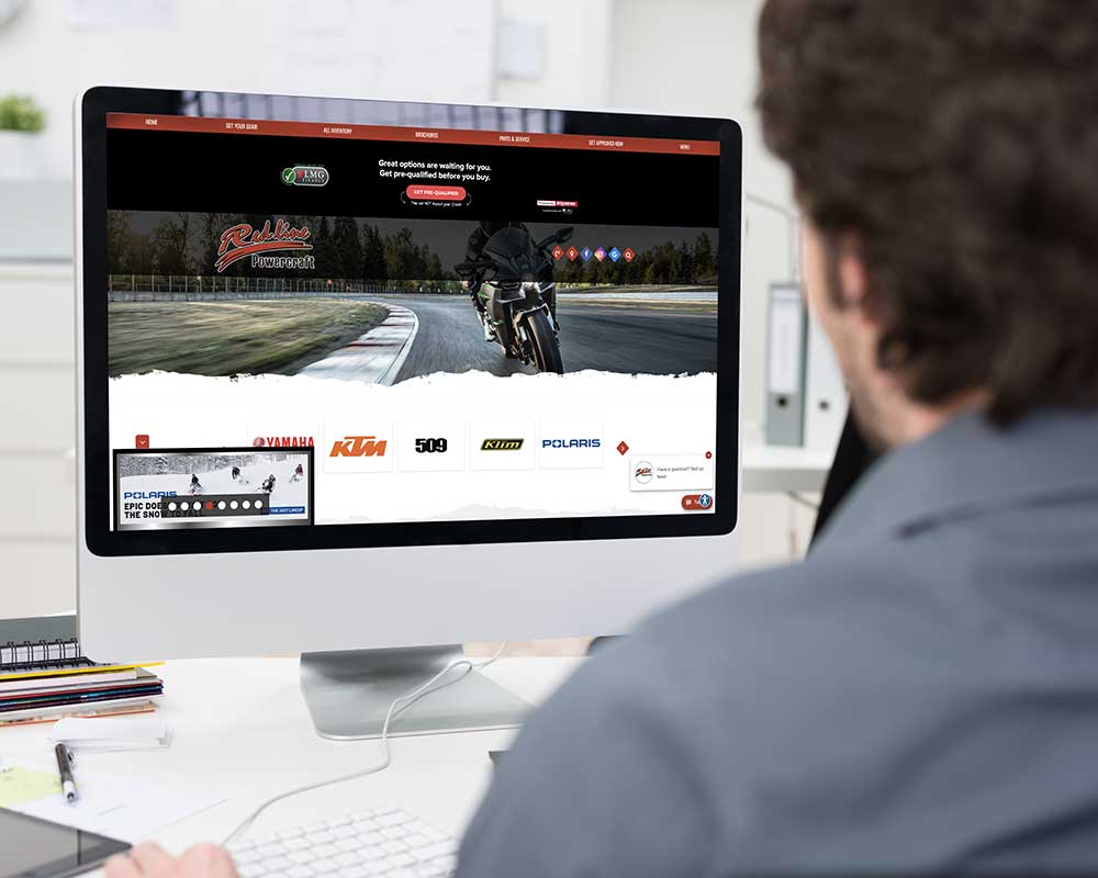 The LMG Finance platform shown on a desktop screen.